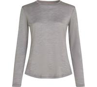 Icebreaker - T-shirt manches longues en laine de mérinos - W Merino 125 Cool-Lite Sphere III LS Tee Metro Heather pour Femme - Taille L - Gris Gris L