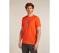 ICEBREAKER - T-shirt technique - T-shirt Merino 150 Tech Lite III Bear Tour Fervid - S - male S