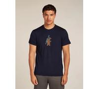 ICEBREAKER - T-shirt technique - T-shirt Merino 150 Tech Lite III Bear Tour Midnight Navy - XL - male XL