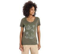 Icebreaker Tech Lite II T-Shirt pour Femmes, Loden, m