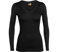 Icebreaker - Women's 200 Oasis L/S V - Sous-vêtement mérinos - L - solid black