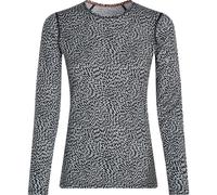 ICEBREAKER W Mer 200 Oasis Ls Crewe Flock - Femme - Bleu - taille XS- modèle 2026