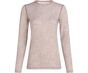 ICEBREAKER W Mer 200 Oasis Ls Crewe Flock - Femme - Rose - taille M- modèle 2026