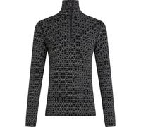 ICEBREAKER W Merino 260 Tech Vertex Ls Half Zip Alpine Geo - Femme - Noir - taille S- modèle 2027