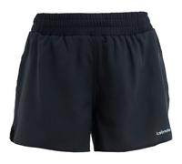 Icebreaker - Short de randonnée léger et respirant - W Merino Blend 125 ZoneKnit Speed 3" Shorts Porcini/Black/Aop pour Femme en Laine - Taille L - Marron L