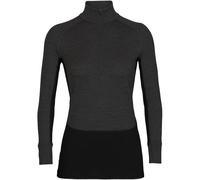ICEBREAKER W Zoneknit 260 Ls Half Zip Jet - Femme - Gris / Noir - taille M- modèle 2025