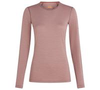 Icebreaker - Women's 200 Oasis L/S Crewe - Sous-vêtement mérinos - XS - summit / blush / s