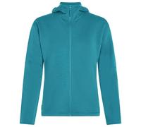 Icebreaker - Women's 360 Realfleece Elem L/S Zip Hoodie - Sweat à capuche en mérinos - XS - topaz