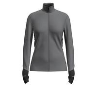 Icebreaker Descender Full Zip Sweatshirt Gris M Femme