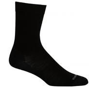 Icebreaker - Women's Lifestyle Fine Gauge Crew - Chaussettes multifonctions - Unisex S/M | EU 35-39 - black / gritsone heather