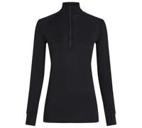 Icebreaker - Women's Merino 125 Zoneknit L/S Half Zip - Sous-vêtement mérinos - L - black