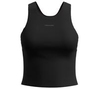 Icebreaker - Women's Merino 150 Active Cropped Bra-Tank - Haut en mérinos - XL - black