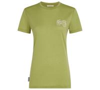 Icebreaker - Women's Merino 150 Tech Lite S/S Adventure Ride - Haut en mérinos - XS - olive