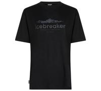 Icebreaker - Women's Merino 150 Tech Lite S/S Relaxed Heritage - Haut en mérinos - L - black