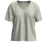 Icebreaker - Women's Merino 150 Tech Lite S/S Relaxed V-Neck - Haut en mérinos - XL - ecru heather