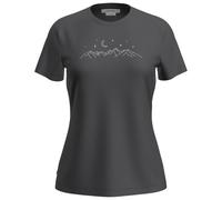 Tricot thermique femme manches courtes Icebreaker Merino 150 Tech Lite Short Sleeve Tee Étoiles Scin obsidienne XL