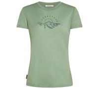 Icebreaker - Women's Merino 150 Tech Lite S/S Sunrise Summit - Haut en mérinos - S - seaglass