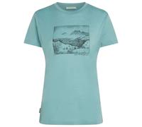 Icebreaker - T-shirt en laine de mérinos - W Merino 150 Tech Lite SS Tee Terrain Hydro pour Femme en Laine - Taille XS - Vert Vert XS
