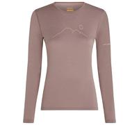Icebreaker - Women's Merino 200 Oasis L/S Crewe Rainer Ridge - Sous-vêtement mérinos - S - summit