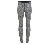 Icebreaker - Women's Merino 200 Oasis Leggings Flock Forms - Sous-vêtement mérinos - L - midnight navy / snow / aop