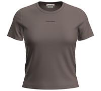 Icebreaker Merino 200 Tech Lite Crop Slim Short Sleeve T-shirt Marron M Femme
