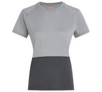 Icebreaker - Women's Merino 200 Waffle Elevation S/S Tee - Haut en mérinos - M - alloy / obsidian / cb