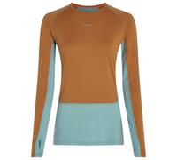 Icebreaker - Women's Merino 200 Zoneknit L/S Crewe - Sous-vêtement mérinos - XS - hydro / trail / cb