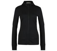 Veste a capuche femme icebreaker merino 260 quantum noir