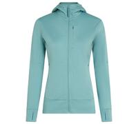 Icebreaker - Polaire en laine de mérinos - W Merino 260 Quantum LS Zip Hoodie Hydro pour Femme en Laine - Taille M - Vert Vert M