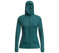Icebreaker - Women's Merino 260 Quantum IV L/S Zip Hoodie - Sweat à capuche en mérinos - XL - tidal teal