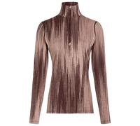 Icebreaker - Women's Merino 260 Tech Vertex L/S Half Zip AOP - Sous-vêtement mérinos - XS - java / summt / blush / j