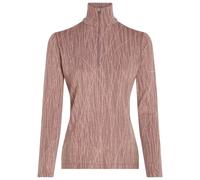 Icebreaker - Women's Merino 260 Tech Vertex L/S Half Zip AOP - Sous-vêtement mérinos - XS - summit / blush / j