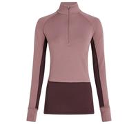 Icebreaker - Women's Merino 260 Zoneknit L/S Half Zip - Pull en laine mérinos - XS - java / summit / cb