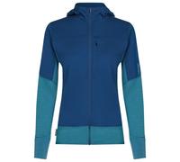 Icebreaker - Women's Merino Blend 300 Realfleece Descender - Veste en laine mérinos - M - topaz / atlantis / cb