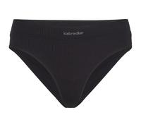 Icebreaker Merino Rib Lotus Hipster Panties Noir XS Femme