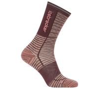 Icebreaker - Women's Merino Blend Run+ UL Crew Fusion Dye - Chaussettes de running - Unisex S | EU 35-37 - summit fd / java / acid pink