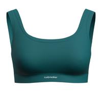 Icebreaker - Women's Merino Rib Lotus Bra - Brassière - M - tidal teal