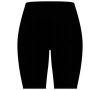 Icebreaker Merino Blend 260 Seamless Rib 8" High Rise Shorts Women 0A577B BLACK Noir L