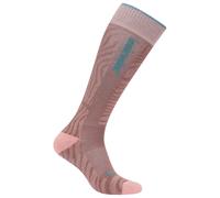 Icebreaker - Women's Merino Ski+ Light OTC Mountain Contour - Chaussettes de ski - Unisex M | EU 42-44 - summit / blush / hydro