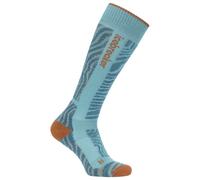 Icebreaker - Women's Merino Ski+ Medium OTC Mountain Contour - Chaussettes de ski - Unisex L | EU 44.5-46.5 - hydro / trail / atlantis