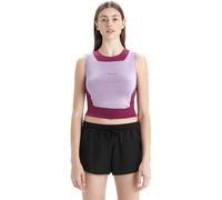 Icebreaker Zoneknit Cropped Bra-Tank Femme Rose - Base-layers outdoor femmes S