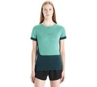 Icebreaker Zoneknit Short Sleeve Shirt Femme Vert - Base-layers outdoor femmes L