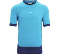Icebreaker Zoneknit Short Sleeve Shirt Homme Bleu - Base-layers outdoor hommes M