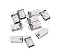 ICECHEN Lot de 10 mini USB type B 180 degrés 5 SMD pour connecteur à souder