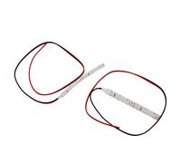 ICECHEN Lot de 2 ampoules étanches à 6 LED 5630 SMD 10 cm 12 V Blanc
