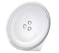 ICECHEN Plaque de rechange universelle durable de 24 cm pour tourne-disque en verre rond