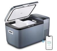 ICECO GO20 - Réfrigérateur portable double zone 12 V SECOP avec compresseur - DC 12/24 V - AC 100-240 V - 17,8 °C à 10,0 °C - Refroidisseur électrique pour camion, camping-car, SUV, plein air