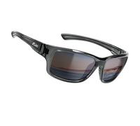 ICECUBE Dynamic - Lunettes de soleil sportives polarisées unisexes, protection UV400, design ergonomique et confortable, idéales pour les activités de plein air (Xtal/Grey)