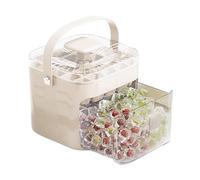 Iced Block Tray, Iced Blocks Maker with Lid, 6,1 x 5,5 pouces Lightweight Press Type Easy-Release, Food-Grade Mold Kitchen Gadget for Cocktail, Travel, Juice, Coffee,blue