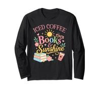 Iced Coffee Books & Sunshine Summer Reading Spicy Book Girl Manche Longue